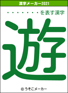 ���ؽ��£の2021年の漢字メーカー結果