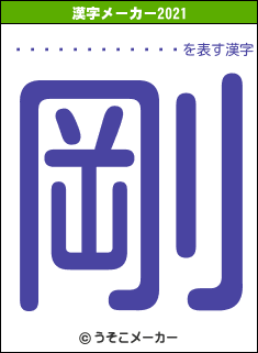 �����ܡ���ʼ��の2021年の漢字メーカー結果