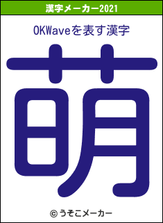 OKWaveの2021年の漢字メーカー結果