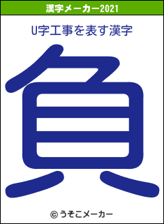 U字工事の2021年の漢字メーカー結果
