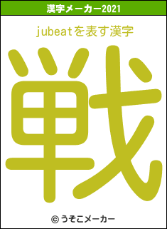 jubeatの2021年の漢字メーカー結果