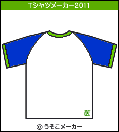 井ノ原快彦のTシャツメーカー2011結果