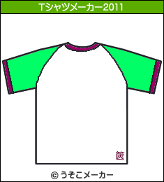 井上和香のTシャツメーカー2011結果