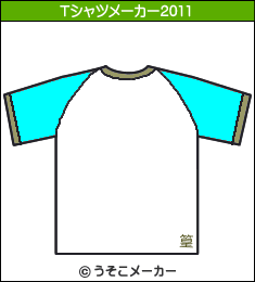 今井絵理子のTシャツメーカー2011結果