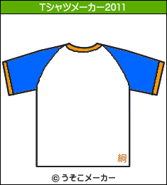 奥田民生のTシャツメーカー2011結果