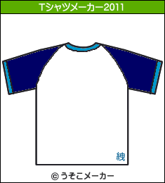 岡田圭右のTシャツメーカー2011結果
