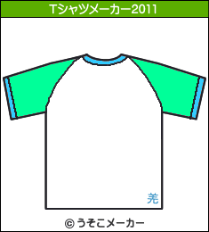 浅野ゆう子のTシャツメーカー2011結果