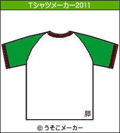 織田裕二のTシャツメーカー2011結果
