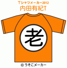 内田有紀のTシャツメーカー2012結果