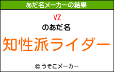 VZのあだ名メーカー結果