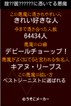 腟??篋??????の悪魔祓いメーカー結果