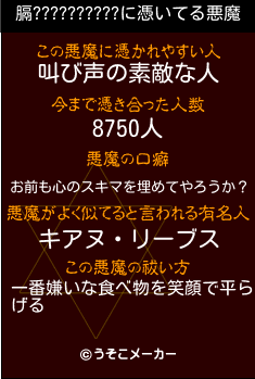 膈??????????の悪魔祓いメーカー結果