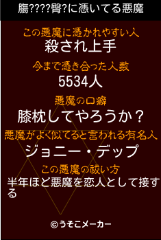 膓????臀?の悪魔祓いメーカー結果