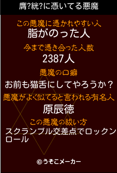 膺?絖?の悪魔祓いメーカー結果
