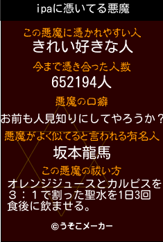 ipaの悪魔祓いメーカー結果