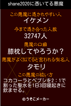 shane2020の悪魔祓いメーカー結果