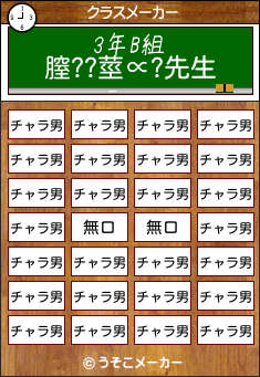 膣??莖∝?のクラスメーカー結果