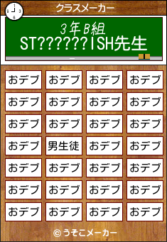 ST??????ISHのクラスメーカー結果