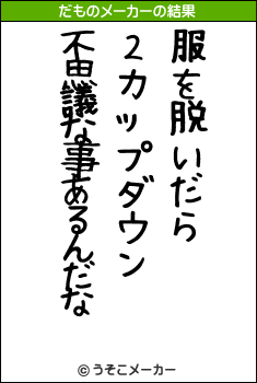 ;のだものメーカー結果