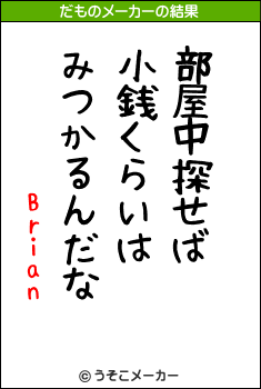 Brianのだものメーカー結果