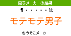 嵴の男子メーカー結果