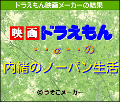 αのドラえもん映画メーカー結果