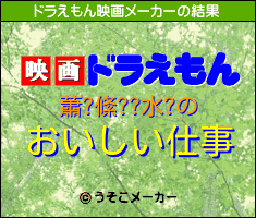 蕭?絛??水?のドラえもん映画メーカー結果