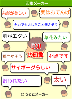 ECBの印象メーカー結果