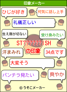 ST??????ISHの印象メーカー結果