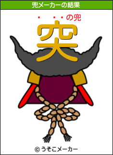 の兜メーカー結果
