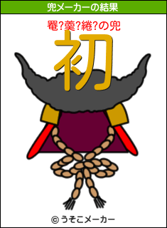 罨?羮?綣?の兜メーカー結果