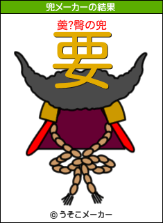 羮?臀の兜メーカー結果