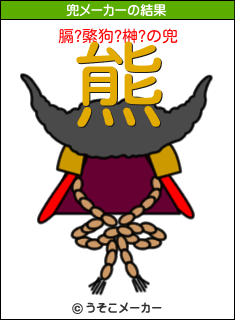 膈?綮狗?榊?の兜メーカー結果