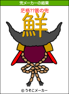 茫梧??篋の兜メーカー結果