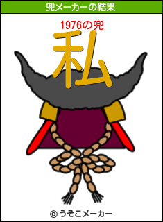 1976の兜メーカー結果