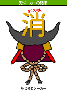 Tgcの兜メーカー結果