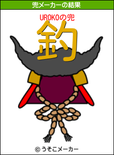 UROKOの兜メーカー結果