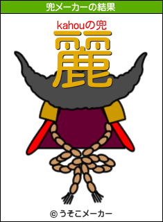 kahouの兜メーカー結果