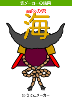 maRkの兜メーカー結果