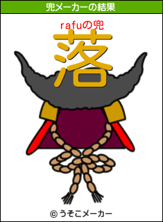 rafuの兜メーカー結果