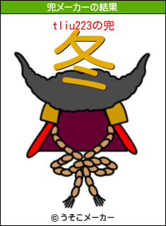 tliu223の兜メーカー結果