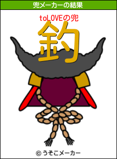 toLOVEの兜メーカー結果