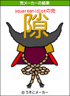youareanidiotの兜メーカー結果