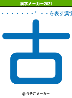 Ê¿¾¾Æó»°À¸の2021年の漢字メーカー結果