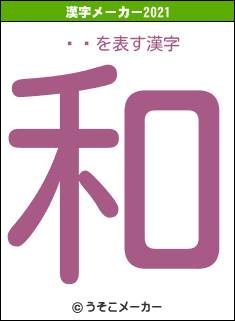 öľの2021年の漢字メーカー結果