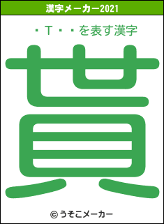 ĶΤȤͤの2021年の漢字メーカー結果