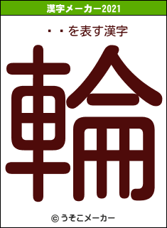 Ĺ˵の2021年の漢字メーカー結果