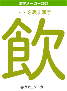 Ľյの2021年の漢字メーカー結果