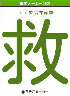 ŷ˱の2021年の漢字メーカー結果