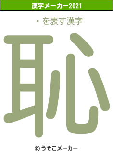 ƫの2021年の漢字メーカー結果